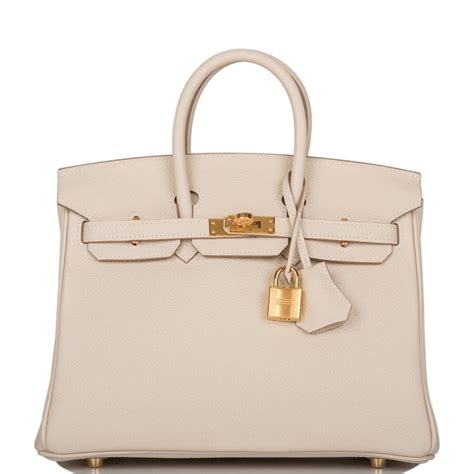 hermes birkin 25 craie togo rose gold hardware|Hermes Birkin 25 retail price.